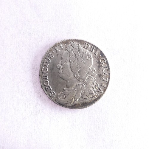 551 - Four George II/III Shillings (4)Provenance; The Jeffery William John Dodman Collection of Coins, bei... 