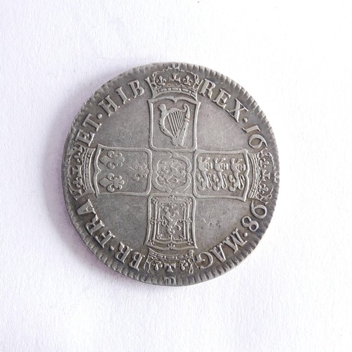 586 - Three William III Half Crowns, two dated 1698, and one 1700 (3)Provenance; The Jeffery William John ... 