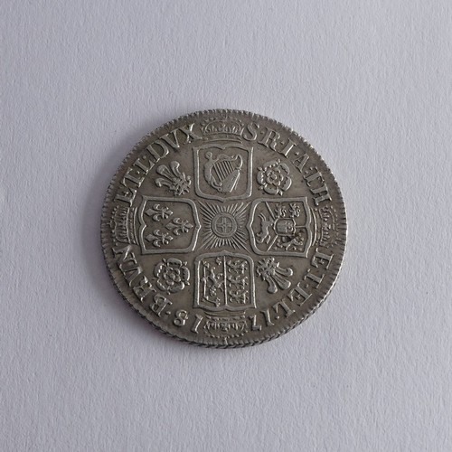 526 - A George I Shilling, dated 1718, good v/f.Provenance; The Jeffery William John Dodman Collection of ... 