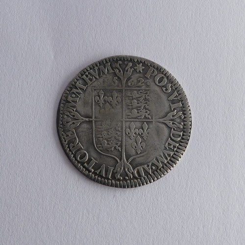 562 - An Elizabeth I milled Sixpence, dated 1562.Provenance; The Jeffery William John Dodman Collection of... 