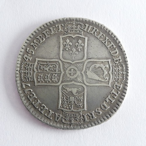 564 - A George II 'LIMA' Half Crown, dated 1745.Provenance; The Jeffery William John Dodman Collection of ... 