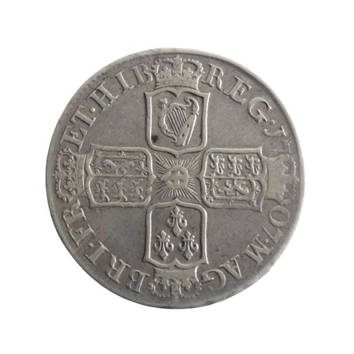 545 - Two Queen Anne Half Crowns, dated 1707 and 1712 (2)Provenance; The Jeffery William John Dodman Colle... 