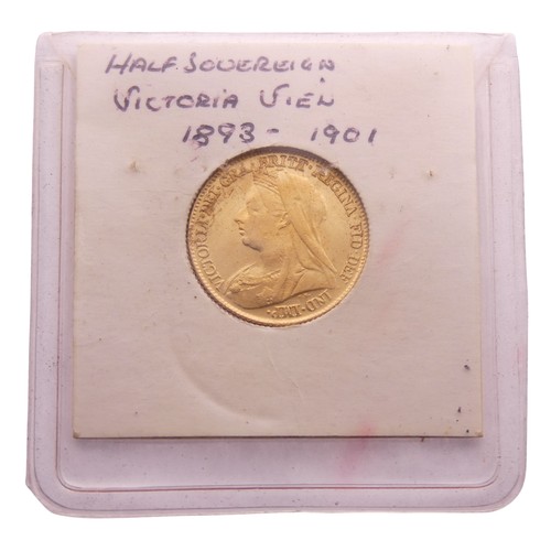 739 - A Victorian gold Half Sovereign, dated 1896.