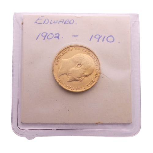 740 - An Edwardian gold Half Sovereign, dated 1910.