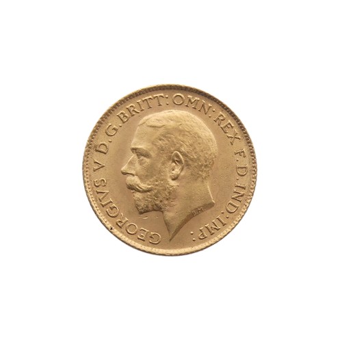 743 - A George V gold Half Sovereign, dated 1914.