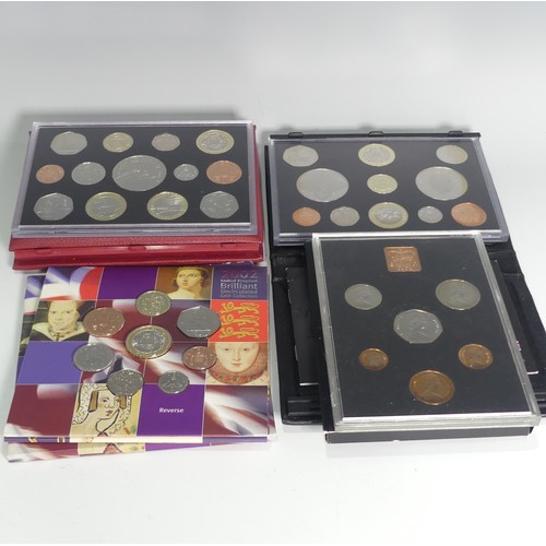 748 - Royal Mint United Kingdom Proof Coin Sets; 1983, 1990, 1995, 1996, 1997, 2006, 2008 etc., (a lot)... 