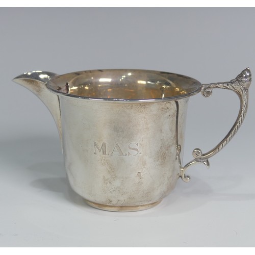 147 - A George V silver Cream Jug, by William Neale & Son Ltd., hallmarked Birmingham, 1924, of plain ... 