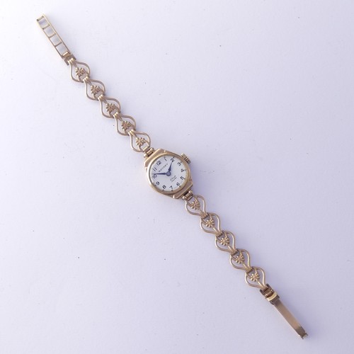 247 - Two 9ct gold lady's Rotary Wristwatches, on 9ct gold bracelet straps, gross total weight 28.5g, toge... 