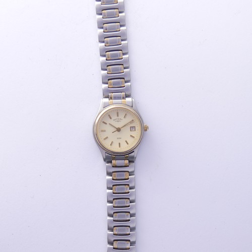 247 - Two 9ct gold lady's Rotary Wristwatches, on 9ct gold bracelet straps, gross total weight 28.5g, toge... 