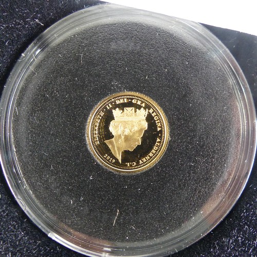 758 - An Elizabeth II gold Quarter Sovereign, dated 2019, commemorating the 200th Anniversary of the birth... 