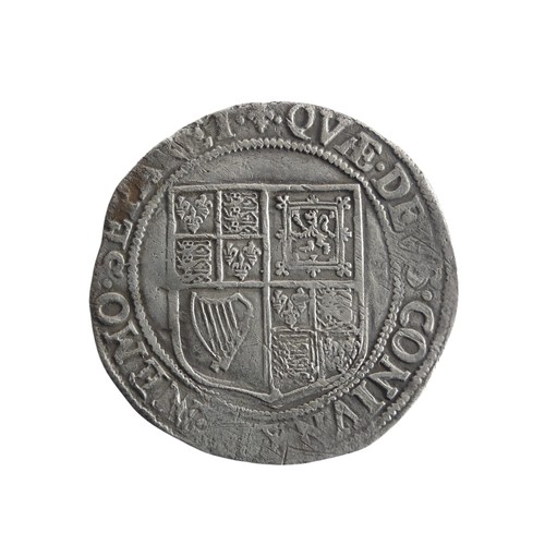 587 - A James I Shilling, together with a Charles I Sixpence (2)Provenance; The Jeffery William John Dodma... 