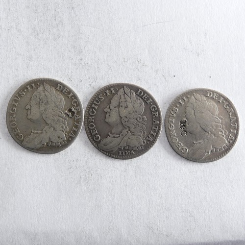 576 - A Quantity of Queen Anne, George II and George III sixpences (a lot)Provenance; The Jeffery William ... 