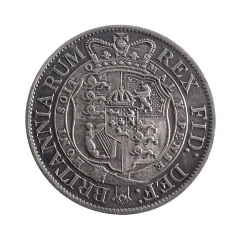 563 - A William and Mary Half Crown, dated 1689, and a George III Half Crown, dated 1818 (2)Provenance; Th... 