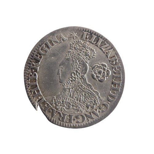 567 - An Elizabeth I milled Sixpence, dated 1562.Provenance; The Jeffery William John Dodman Collection of...