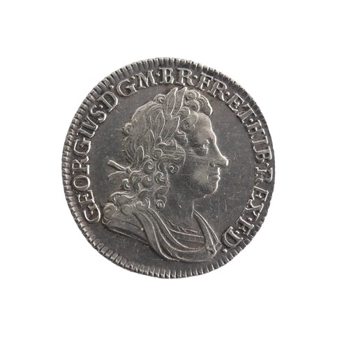 528 - A George I Shilling, dated 1723, v/f.Provenance; The Jeffery William John Dodman Collection of Coins... 