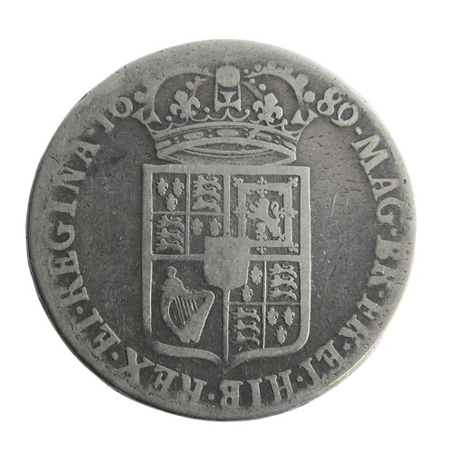 557 - A Charles II Half Crown, dated 1669, together with a William and Mary Half Crown, dated 1689 (2)Prov... 