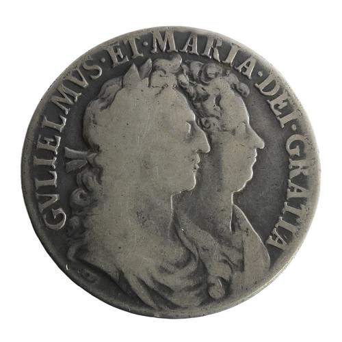 557 - A Charles II Half Crown, dated 1669, together with a William and Mary Half Crown, dated 1689 (2)Prov... 