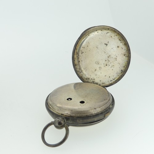 217 - A Victorian silver 'Marine Decimal Chronograph' Pocket Watch, the dial numbered 89659, the case back... 