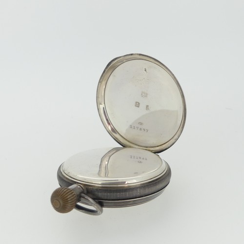 217 - A Victorian silver 'Marine Decimal Chronograph' Pocket Watch, the dial numbered 89659, the case back... 