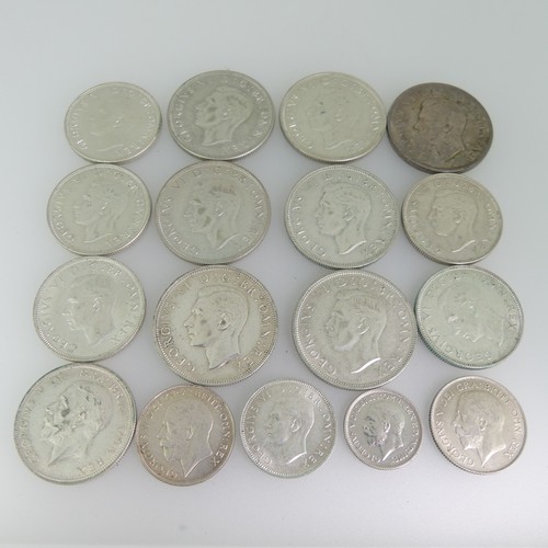 592 - Pre-1947 Silver Coins – better grade (a lot)Provenance; The Jeffery William John Dodman Collection o... 