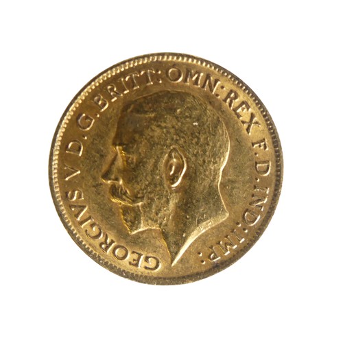 600 - A George V gold Half Sovereign, dated 1913.Provenance; The Jeffery William John Dodman Collection of... 