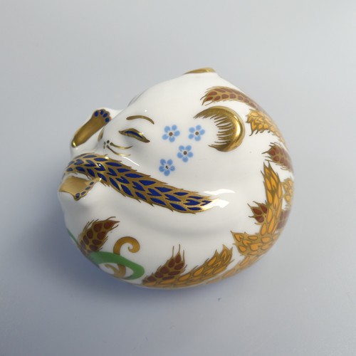 122 - A small quantity of Royal Crown Derby Paperweights, to comprise Derby Wren, silver stopper, boxed, D... 