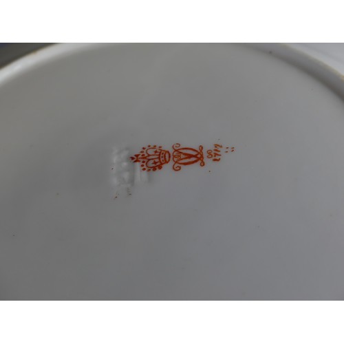 177 - A Royal Crown Derby 1128 pattern Teacup and Saucer, first quality, together with two Royal Crown Der... 