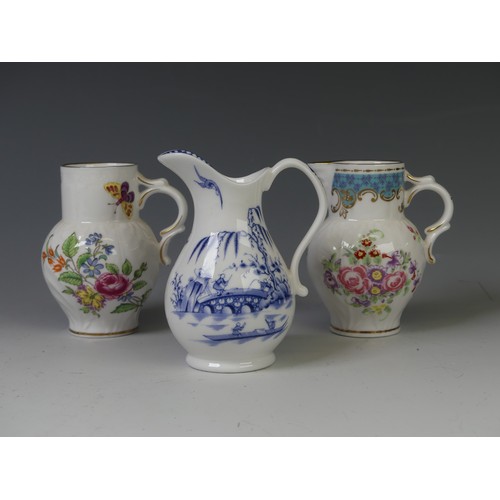 179 - A collection of Royal Worcester reproduction Jugs, comprising Sparrow Beak, Grainger, Cabbage Leaf, ... 