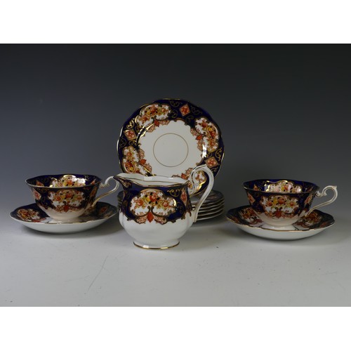 134 - A Royal Albert 'Heirloom' pattern part Tea Set, comprising Tea Cups and Saucers, decorated in the im... 