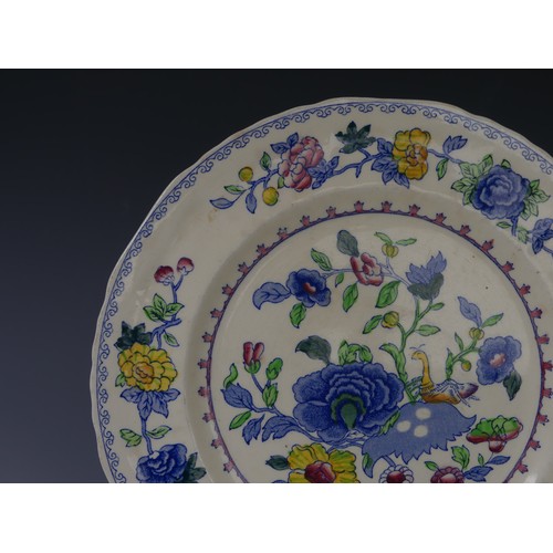 163 - A Masons ‘Regency’ pattern part Dinner Service, to comprise Dinner Plates, Side Plates, Meat Platter... 