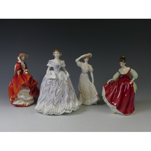 194 - A limited edition Royal Worcester 'The Last Waltz' Figure, together with Royal Doulton 'Top of the H... 