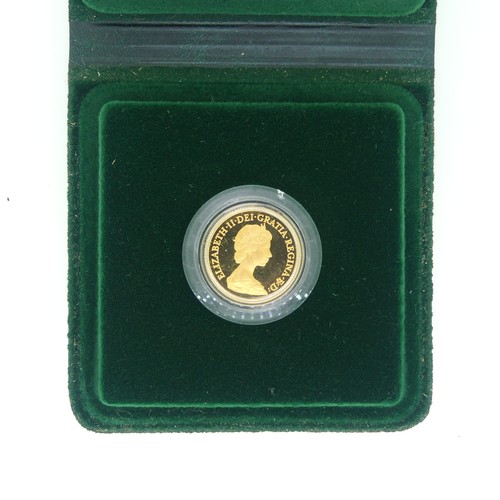 315 - An Elizabeth II gold Sovereign, dated 1980, in Royal Mint Proof presentation case with certificate.... 