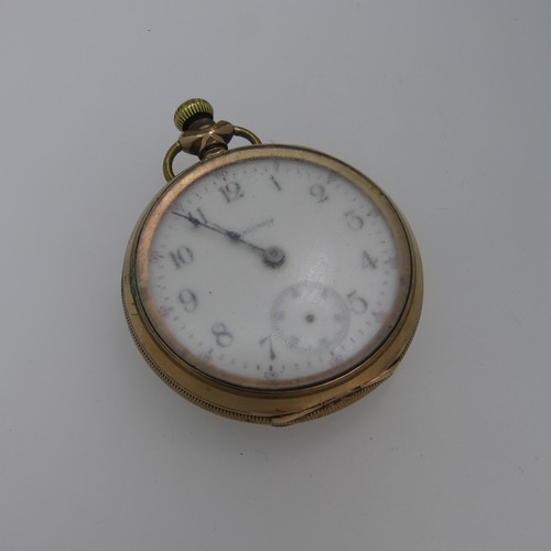 290 - A Majex military GSTP Pocket Watch, with white enamel dial subsidiary seconds dial, luminous hands a... 