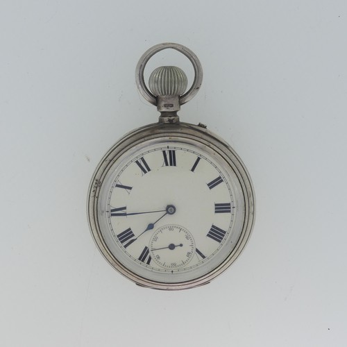 290 - A Majex military GSTP Pocket Watch, with white enamel dial subsidiary seconds dial, luminous hands a... 