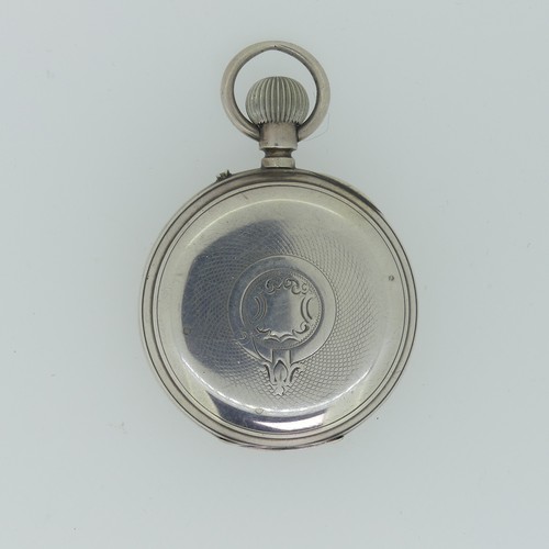 290 - A Majex military GSTP Pocket Watch, with white enamel dial subsidiary seconds dial, luminous hands a... 