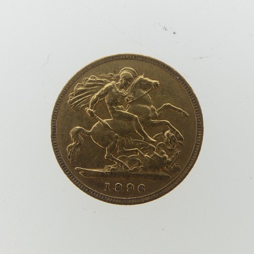 319 - A Victorian gold Half Sovereign, dated 1896.