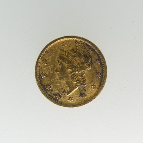 320 - A United States of America 1 Dollar gold Coin, dated 1852.