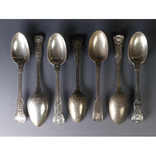 61 - A Victorian silver Dessert Spoon, by Chawner & Co., hallmarked London, 1846, Victoria pattern, m... 