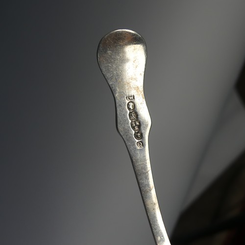 63 - A pair of Victorian provincial silver Runcible (Spork) Spoons, by John Walton, hallmarked Newcastle,... 