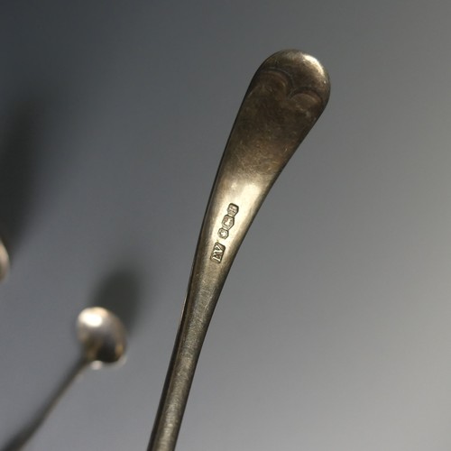 63 - A pair of Victorian provincial silver Runcible (Spork) Spoons, by John Walton, hallmarked Newcastle,... 