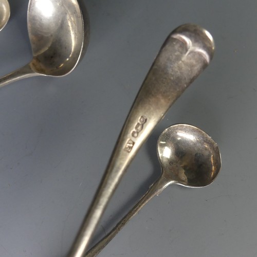 63 - A pair of Victorian provincial silver Runcible (Spork) Spoons, by John Walton, hallmarked Newcastle,... 