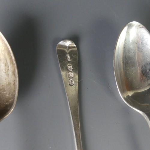 66 - A pair of Victorian silver Egg Spoons, by Charles Boyton, hallmarked London, 1842, fiddle pattern, 1... 