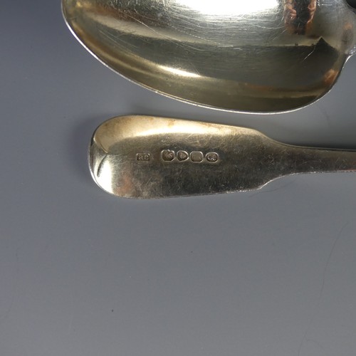 71 - A set of four George IV silver Table Spoons, by Randall Chatterton, hallmarked London, 1826, fiddle ... 