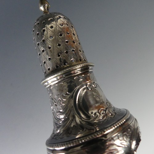 83 - A George III silver Sugar Caster, by George Gray, hallmarked London, 1789, of traditional form, the ... 