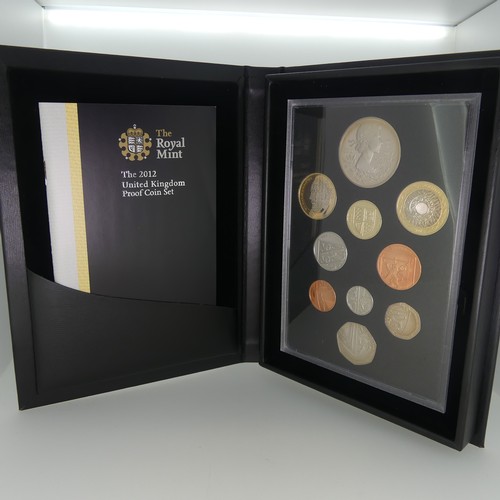 337 - A Royal Mint 2012 United Kingdom Proof Coin Set, together with the 2011 proof coin set (2)... 