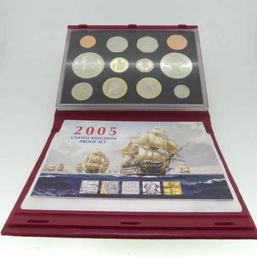 338 - The Royal Mint United Kingdom Proof Coin Sets, dated 1998, 2002, 2003, 2005, 2007 and 2010, together... 