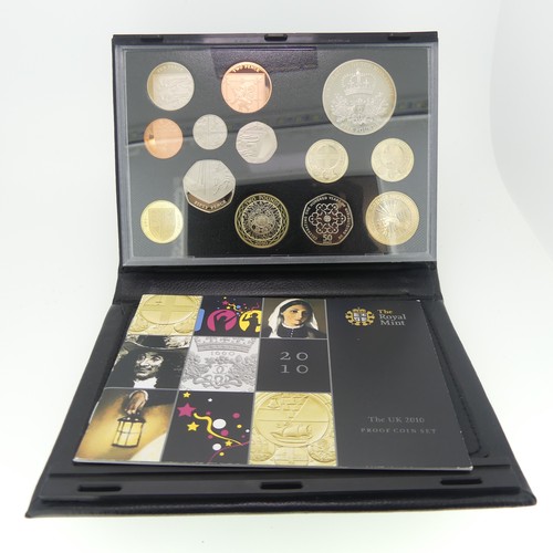 338 - The Royal Mint United Kingdom Proof Coin Sets, dated 1998, 2002, 2003, 2005, 2007 and 2010, together... 