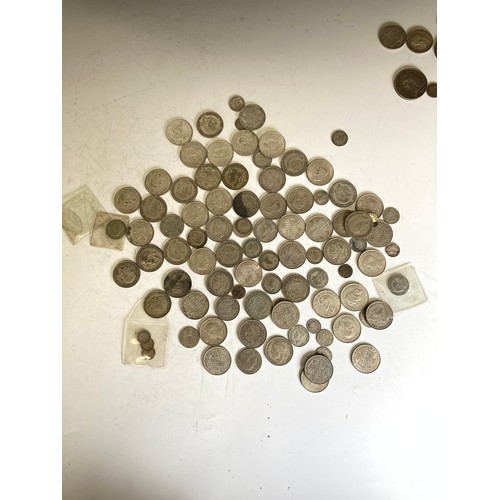 322 - A quantity of Pre-1920 silver Coins, 7.5ozt, together with a quantity of pre-1947, approx. 31ozt, ot... 