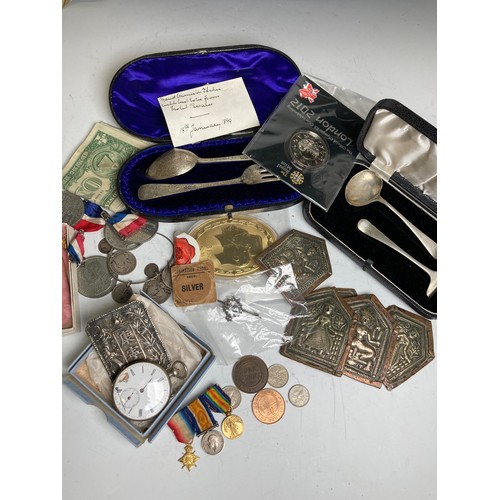 330 - A quantity of pre-1920 silver Coins, mostly UK, some European, approx total weight 10.4ozt., togethe... 