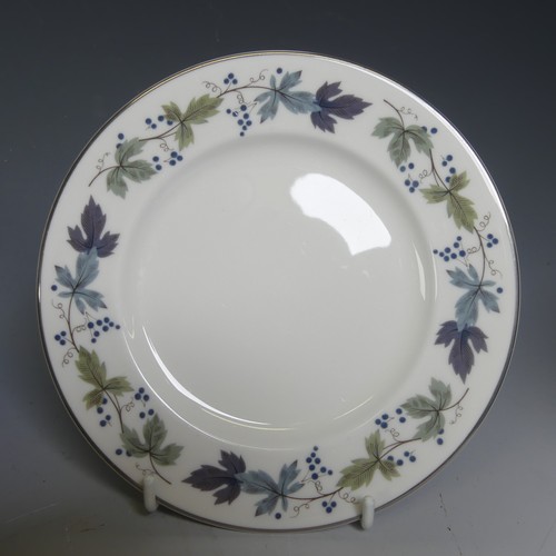 65 - A Royal Doulton 'Burgundy' pattern part Dinner Service, comprising Dinner Plates, Tureens, etc. (a l... 